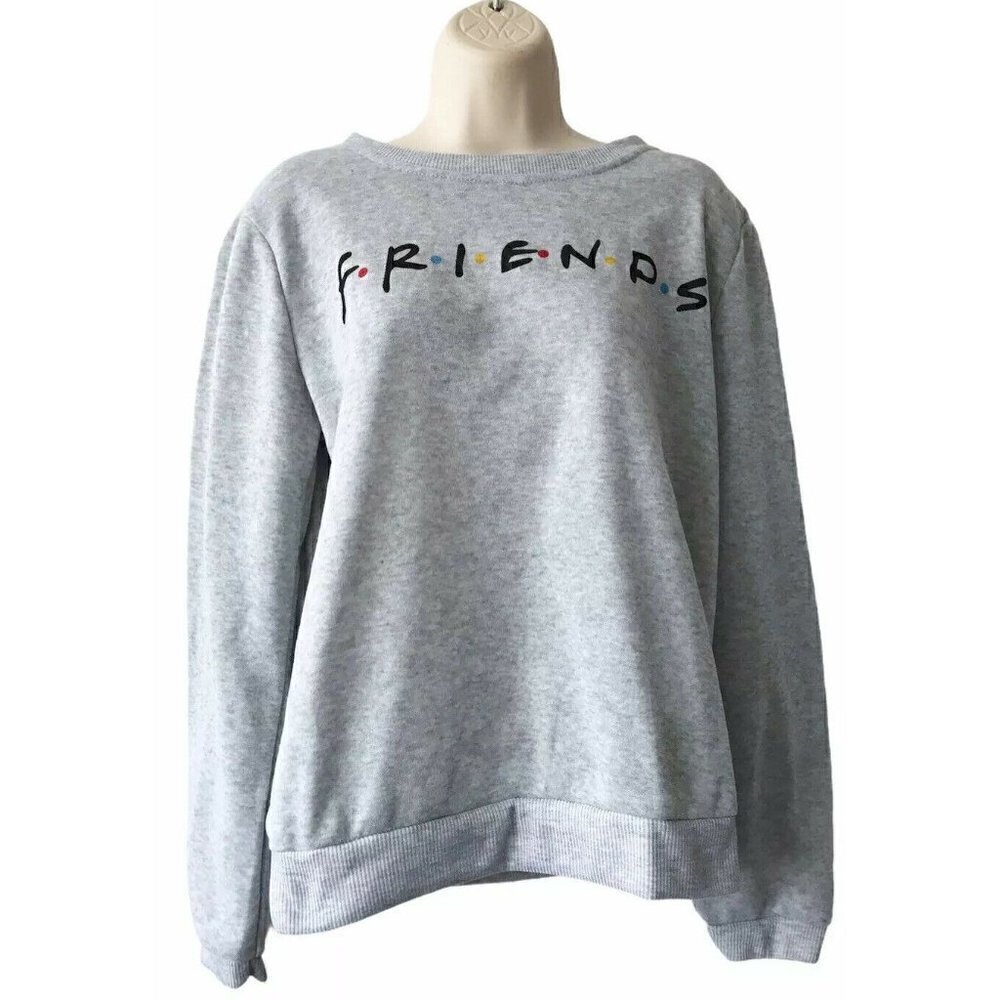 "Friends" TV Show Junior's XL Gray Sweatshirt